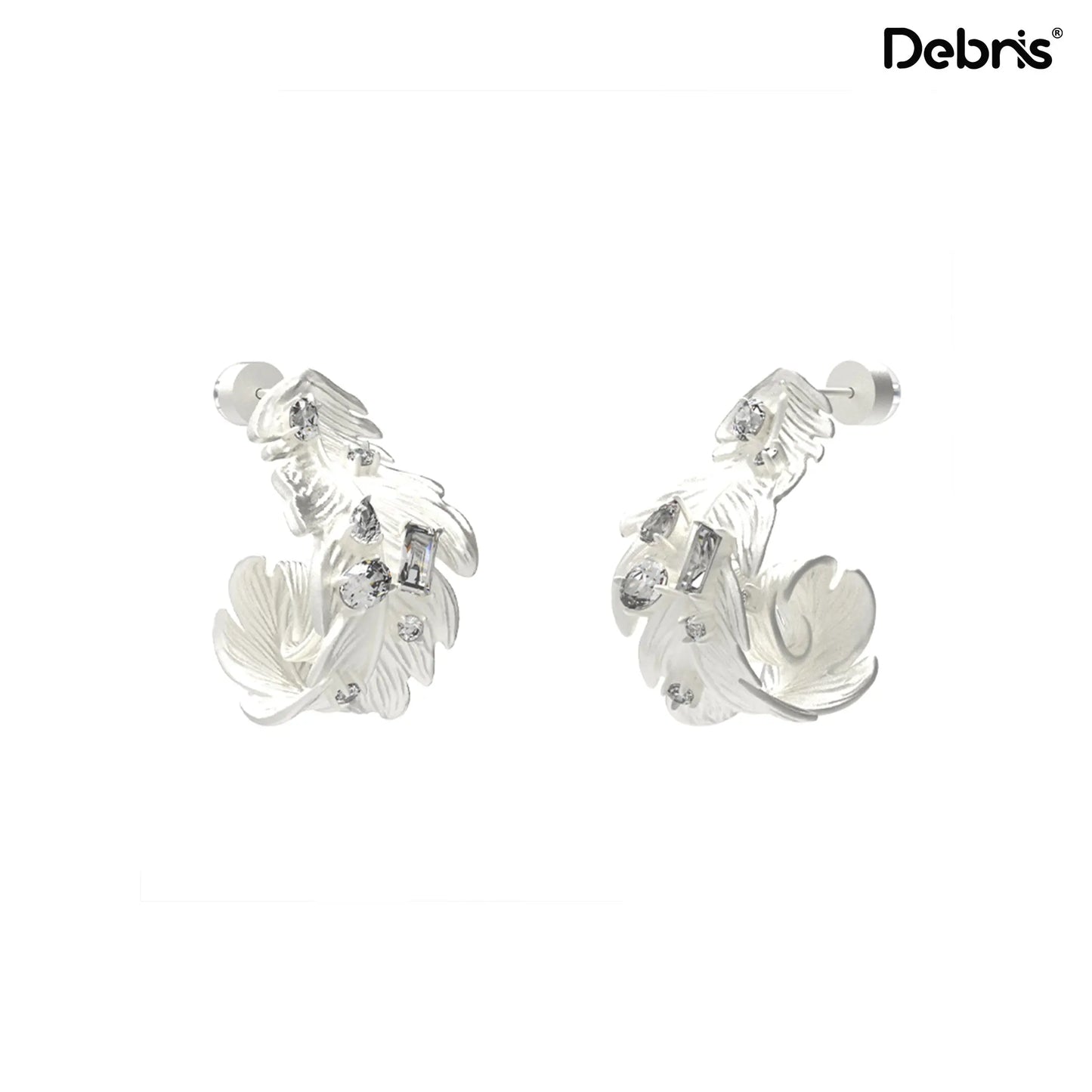 ANNXU - Feather Wrap Stud Earrings ANNXU