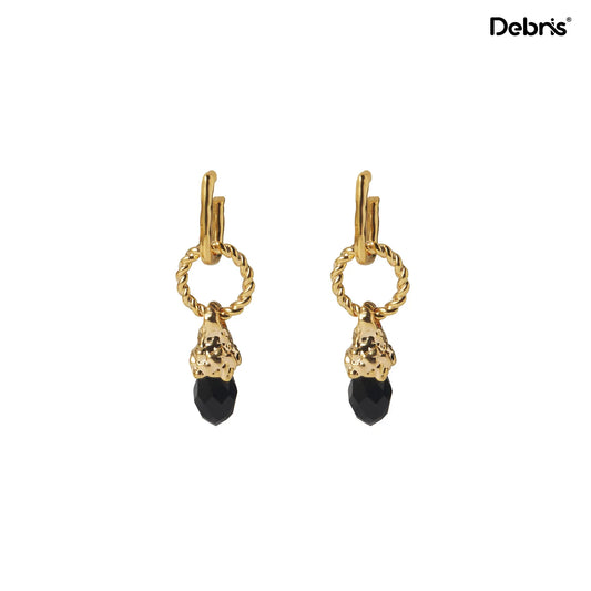 Mawa Lab - Golden Age - Black and Gold - No.0007 Earring Mawa Lab